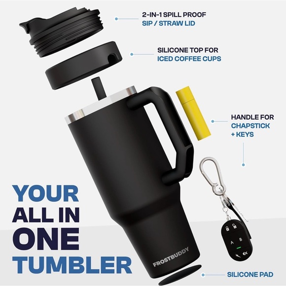 Frost Buddy Thicc Buddy 40oz Neon Pink NEW IN BOX - Picture 10 of 14